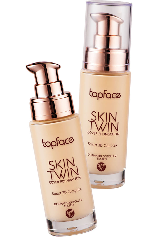Topface Skin Twin Cover Foundation Cosmetics Face Make-up Halal Vegan Cruelty Free